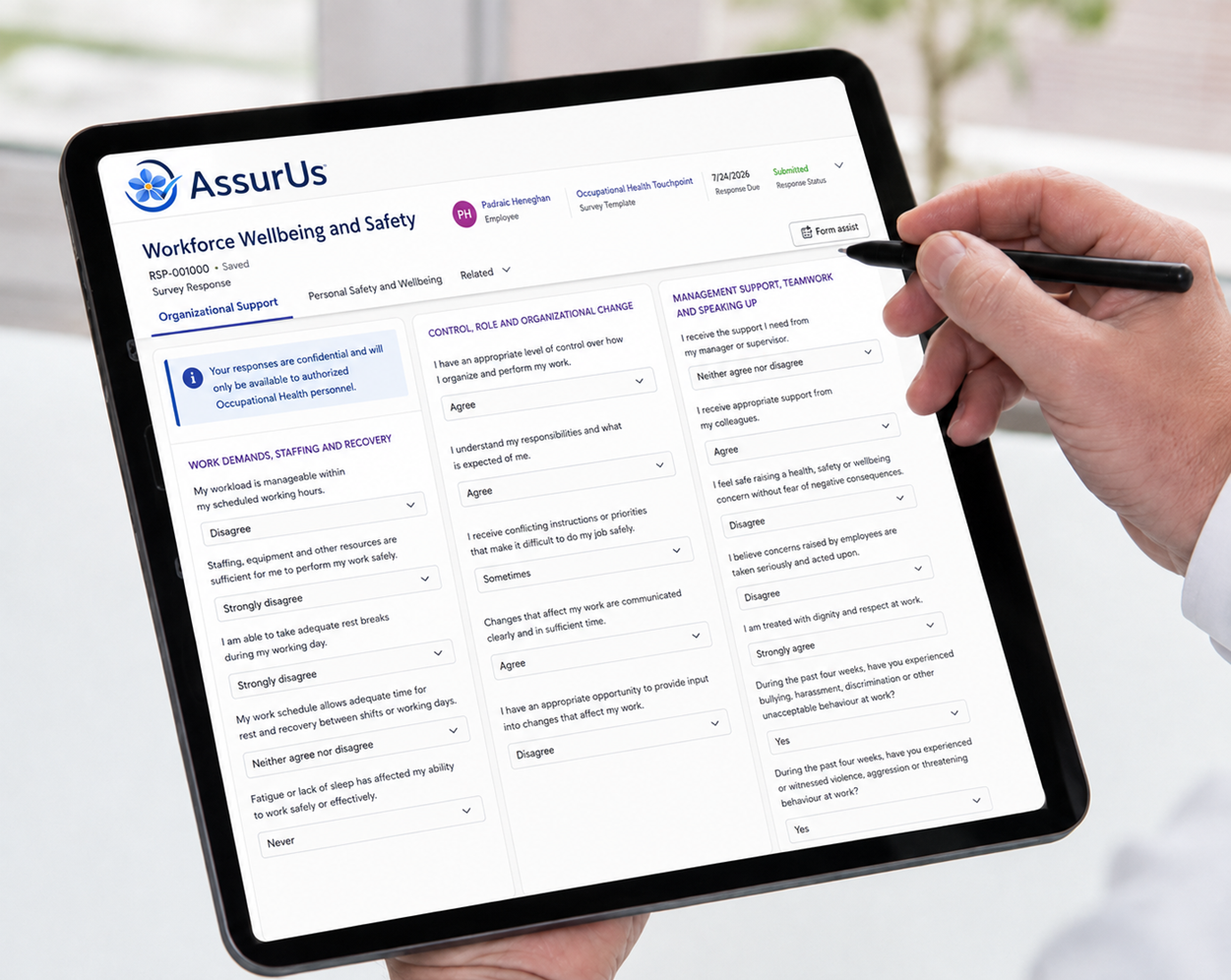 AssurUs Workforce Wellbeing & Safety